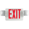 Exitronix VLED-U-WH-EL90 - LED Combo - Universal - Red EXIT - NiCad Battery - White Housing