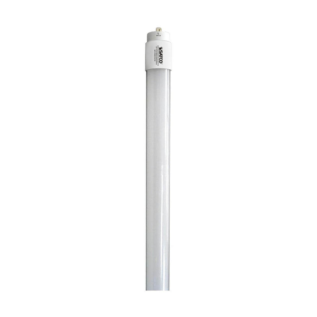 Satco S29919 40 Watt - 8 Foot - T8 LED - Single pin base - 5000K - 50000 Average rated hours - 5500 Lumens - Type B - Ballast Bypass - Double Ended Wiring - DLC 5.1
