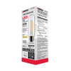 SATCO S21350 box, front and Lighting Facts view