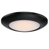 Westinghouse 6120200 11 in. Makira 20W Dimmable LED Flush, Black Finish