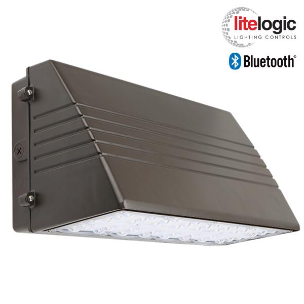 Trace-Lite E110X-45-VS-4K-BR - Wallpack - Medium Trapezoid - Full Cutoff - 45W LED - 120-277VAC - Dimming