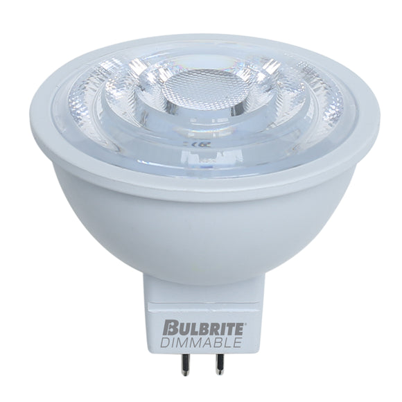 Bulbrite 771101 6.5 Watt MR16 LED - GU5.3 Base - 2700K - 12V - Dimmable - Enclosed - T24