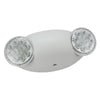 Exitronix QMR-WH - Micro LED Thermoplastic Emergency Unit - Round Lamp Head - NiCad Battery - White Finish