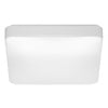 Satco 62/1217 14 inch - Flush Mounted LED Fixture - CCT Selectable - Square - White Acrylic - with Sensor