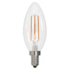 BULBRITE 776877 4 Watt B11 LED - E12 Candelabra Base - 2700 Kelvin Warm White - 300 Lumens - Clear - 120 Volt
