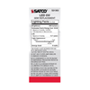 SATCO S21365 packaging lighting facts and usage warnings