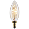 Satco S14218 C11 LED bulb illuminated