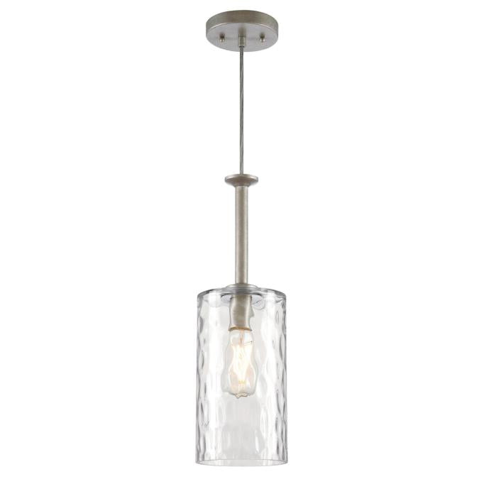 Westinghouse 6125200 Hernando Mini Pendant, Industrial Steel Finish