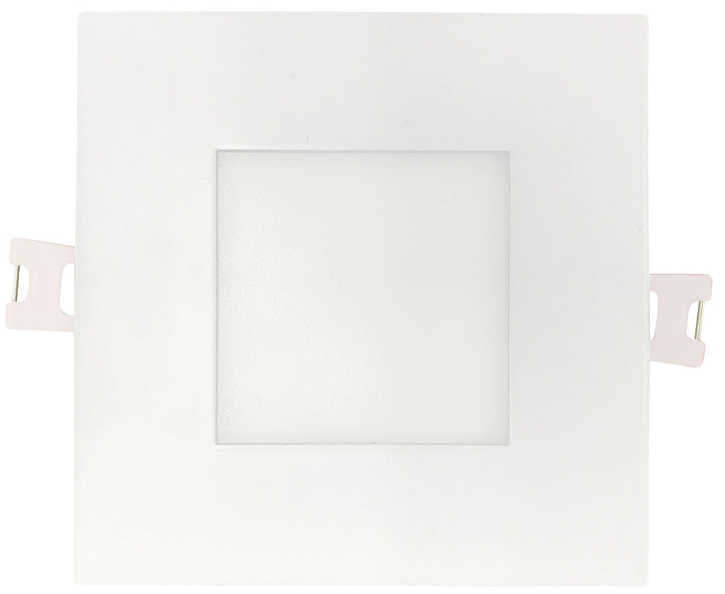 Luxrite LR23759 - 4 inch LED Square Recessed Mini Panel - 10 Watt - CCT Select 2700/3000/3500/4000/5000 Kelvin - LLED/MINI4/PANEL/5CCT/SQ2