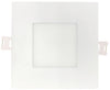 Luxrite LR23759 - 4 inch LED Square Recessed Mini Panel - 10 Watt - CCT Select 2700/3000/3500/4000/5000 Kelvin - LLED/MINI4/PANEL/5CCT/SQ2