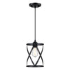 Westinghouse 6132500 - 1Lt Pendant Matte Black