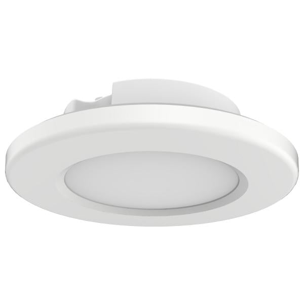 Satco 62/1590 4 inch - LED Surface Mount Fixture - 5000K - 6 Unit Contractor Pack - White