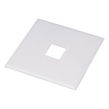 Nora Lighting NT-320W - Outlet Box Cover - White finish