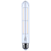 SATCO S21355 clear T9 LED filament bulb, front view