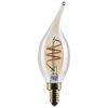 SATCO S14221 amber coil filament bulb, unlit