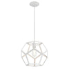 Westinghouse 6356000 One Light Pendant, Matte White Finish