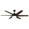Westinghouse 74002B00 60 in. Cayuga Smart WiFi Ceiling Fan, Black-Bronze, Indoor