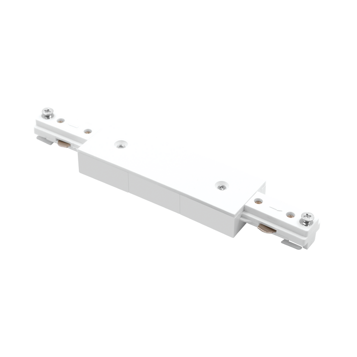 Luxrite LR43834 TrackRite - H-Track Straight Connector - White Finish