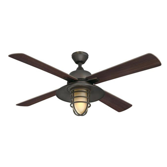 Westinghouse 74005B00 52 in. Porto Smart WiFi Ceiling Fan, Black-Bronze, Indoor