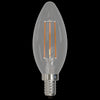 Bulbrite 776636 5 Watt B11 LED Filament Candelabra - 2700K - E12 Base - 120V - Clear Finish