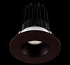 Lotus LED-2-S15W-3018K-2RRBZ-2RTBZ 2 Inch Round Recessed LED Downlight Designer Series 15 Watt - High Output - 3000-1800 Kelvin - Dim to Warm - Bronze Reflector - Bronze Trim