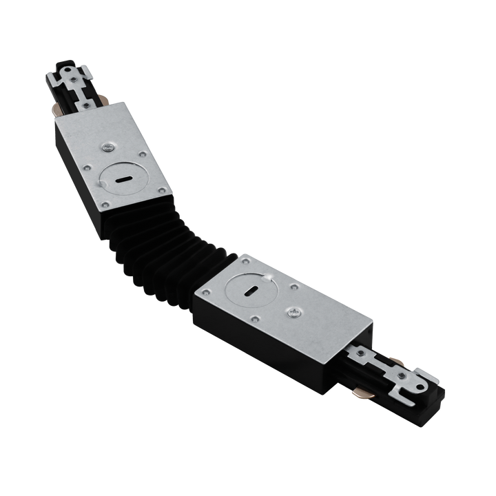 Luxrite LR43821 TrackRite - H-Track Flexible Connector - Black Finish