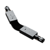 Luxrite LR43821 TrackRite - H-Track Flexible Connector - Black Finish