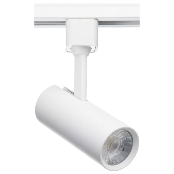 Satco TH603 10 Watt - LED Commercial Track Head - White - Cylinder - 36 Degree Beam Angle