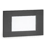 WAC 4071-30BK - 9-15V Step And Wall Light - Rectangle