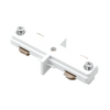 Luxrite LR43831 TrackRite - H-Track Mini-Straight Connector - White Finish