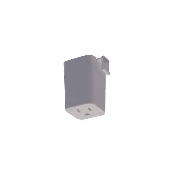 Nora Lighting NT-327S - Outlet Adapter - Silver finish