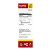 SATCO S12518 packaging lighting facts panel