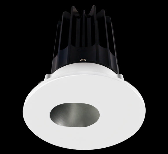 Lotus LED-2-S15W-3018K-2RRCH-2RSA 2 Inch Round Recessed LED Downlight Designer Series 15 Watt - High Output - 3000-1800 Kelvin - Dim to Warm - Chrome Reflector - Slot Aperture Trim