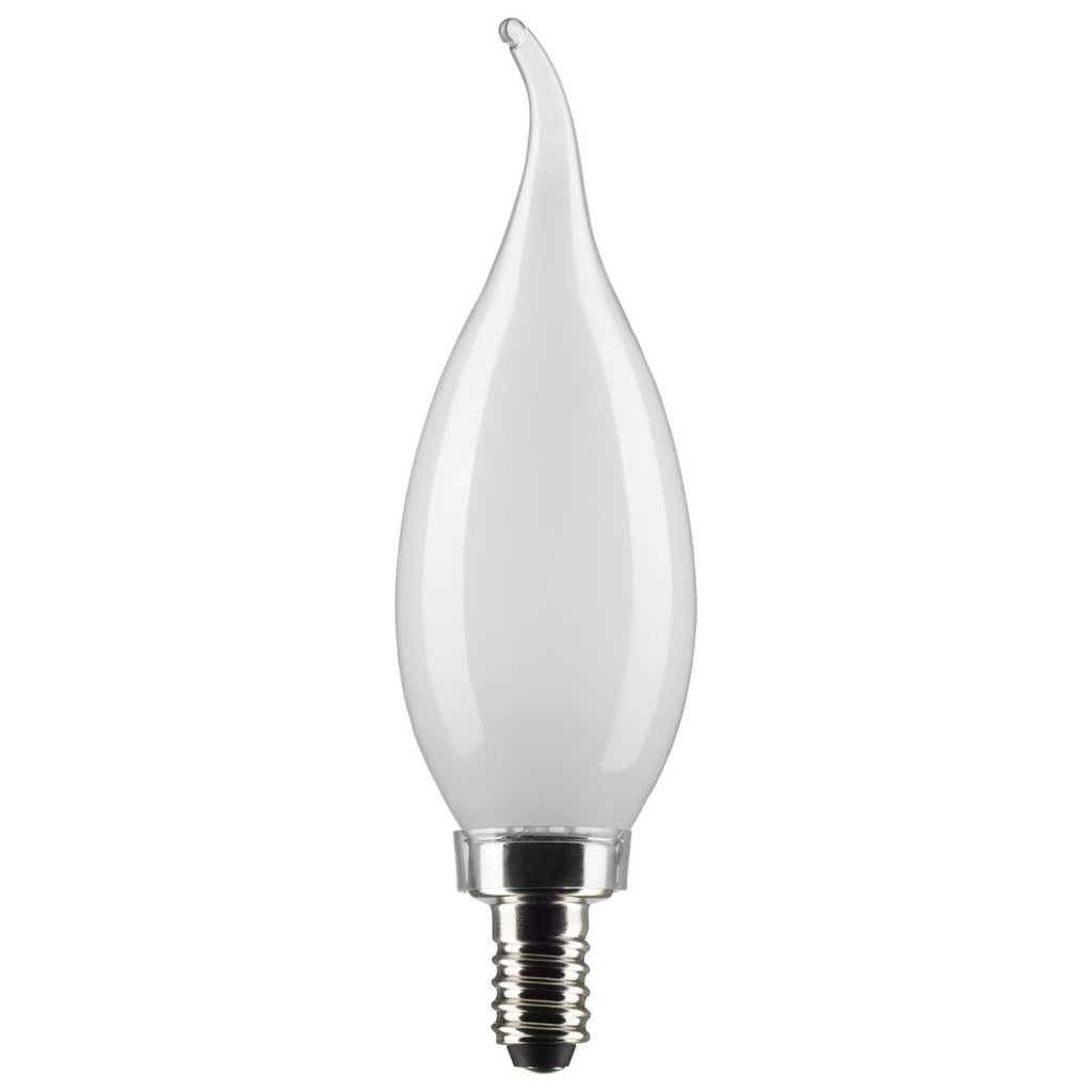 Satco S21302 4 Watt CA11 LED - Frost - Candelabra base - 90 CRI - 4000K - 120 Volt