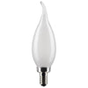 Satco S21302 4 Watt CA11 LED - Frost - Candelabra base - 90 CRI - 4000K - 120 Volt