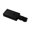Luxrite LR43815 TrackRite - H-Track Power End Connector - Black Finish