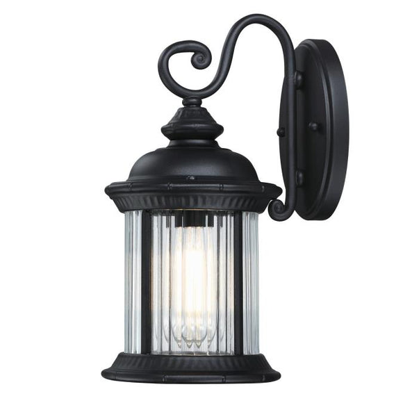 Westinghouse 6120700 New Haven Wall Fixture, Textured Black Finish