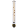 SATCO S14229 3.5W T9 Amber Coil LED Filament Bulb, 2000K, E26, Dimmable