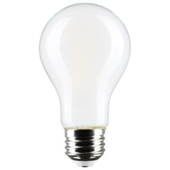 Satco S12467 - 8 Watt A19 LED - Soft White - 3000K - Medium Base - 120 Volt - 4-Pack