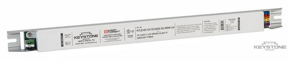 Keystone KTLD-85-UV-SC2600-56-VDIM-U4 LED Driver - 85W - 120 –277V Input - 860 –2600mA Programmable Output Current