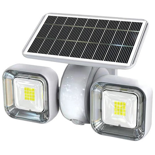 Morris Products 72549 LED Motion Activated Security Flood Lights 10 Watts 4000K John E/5 White Housing