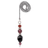 Westinghouse 7729400 Burgundy and Orange Beads Pull Chain, Chrome Finish Chain