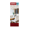 SATCO S21276 B11 LED Filament Bulb, 5.5W, 4000K, E12, Clear, Dimmable, 120V