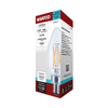 SATCO S21277 5.5W B11 LED Filament Bulb, 5000K, E12, Clear