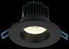 Lotus LED Lights LD3R-3018K-BK - 3 Inch Retrofit Round Regressed LED Downlight - 15 Watt - Warm White Black Trim