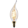 SATCO S14221 amber coil filament bulb illuminated