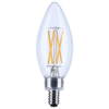 SATCO S21277 5.5W B11 LED Filament Bulb, 5000K, E12, Clear