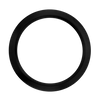Luxrite LR23674 5 inch Black Trim for Slim Surface Mount