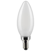 SATCO S21280 B11 LED Filament Bulb, 5.5W, 4000K, E12 Base, Frost
