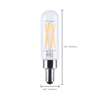 SATCO S21383 bulb dimensions: 3.43 inches long and 0.87 inch wide